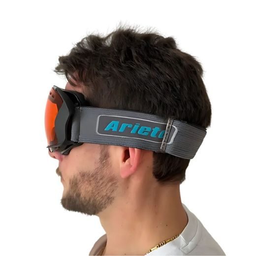 BRÝLE ARIETE MANTIS POLERIX 13940-PONG ČERNÝ ČERNÉ ÚCHYTY, ORANŽOVÉ SKLO