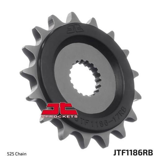 ŘETĚZOVÁ SADA D.I.D CHAIN - STŘÍBRNÝ ŘETĚZ 525 ZVM-X, X-KROUŽEK, KOLEČKO JT POGUMOVANÉ, ROZETA JT PRO TRIUMPH BONNEVILLE BOBBER 1200 2018-2023