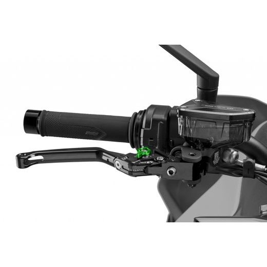 PÁČKA BRZDY BEZ ADAPTÉRU PUIG 4.0 4110NV SKLÁDACÍ ČERNÁ/ZELENÁ