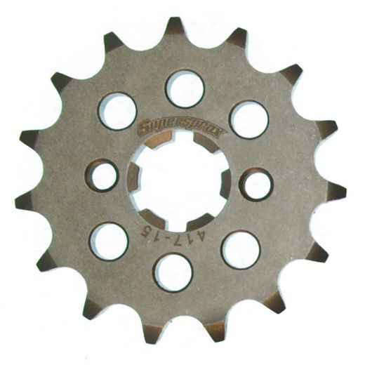 ŘETĚZOVÁ SADA EK - ZLATÝ ŘETĚZ 428 SRX, X-KROUŽEK, KOLEČKO SUPERSPROX, ROZETA SUPERSPROX PRO KAWASAKI BN 125 ELIMINATOR 1998-2007