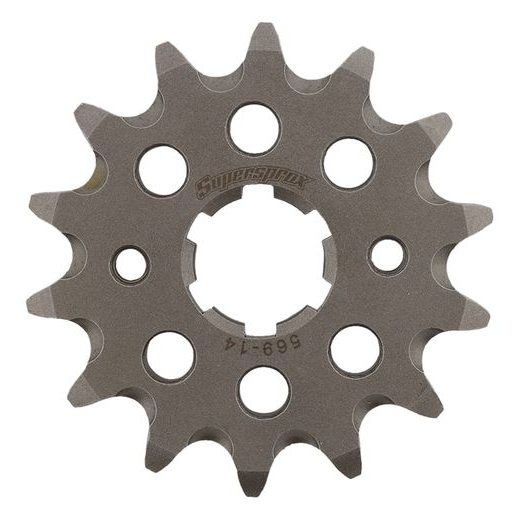 ŘETĚZOVÁ SADA EK - STŘÍBRNÝ ŘETĚZ 520 DEX, X-KROUŽEK, KOLEČKO SUPERSPROX, ROZETA SUPERSPROX PRO YAMAHA WR 250 1989