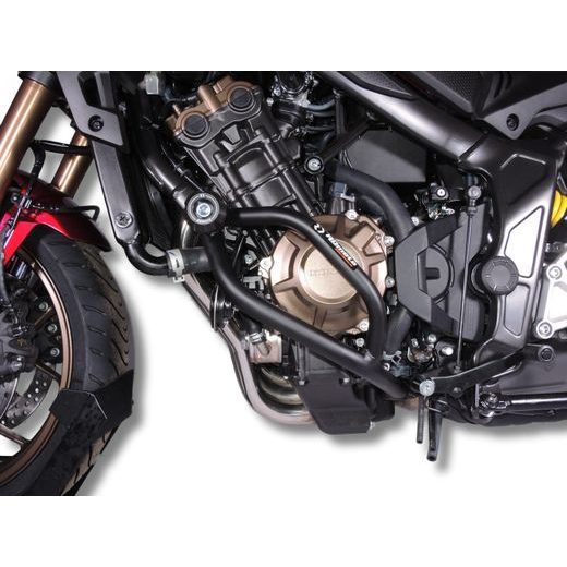 OCHRANNÉ RÁMY MOTORU RDMOTO CF144KDPH01 MATNÁ ČERNÁ PRO HONDA CB 650 R 2019-2023