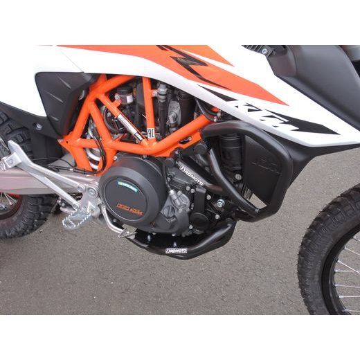 OCHRANNÉ RÁMY MOTORU RDMOTO CF124KD MATNÁ ČERNÁ VRCHNÍ A SPODNÍ