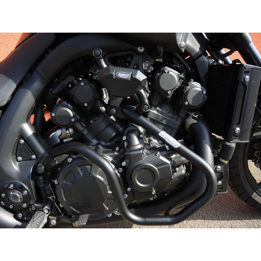 OCHRANNÉ RÁMY MOTORU RDMOTO CF118KDSLDM MATNÁ ČERNÁ VRCHNÍ A SPODNÍ PRO YAMAHA V-MAX 1700 2009-2014