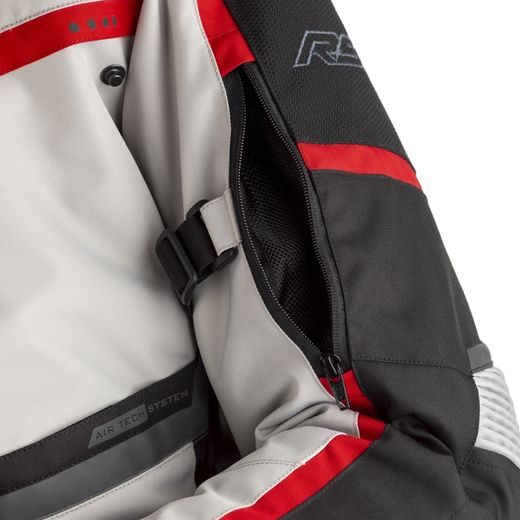 RST MAVERICK CE JKT / 2361 STŘÍBRNÁ/NEON