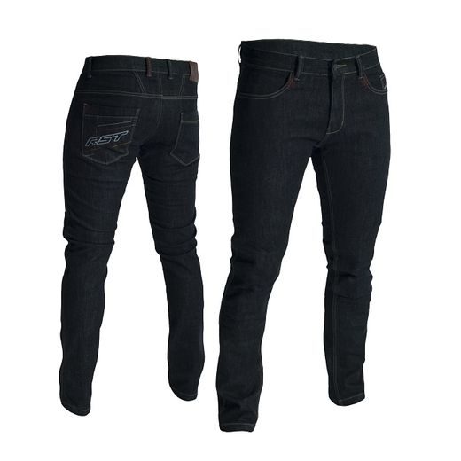 JEANS RST REINFORCED STRAIGHT LEG CE / JN 2004 / JN SL 2485 / JN LL 2486 ČERNÁ