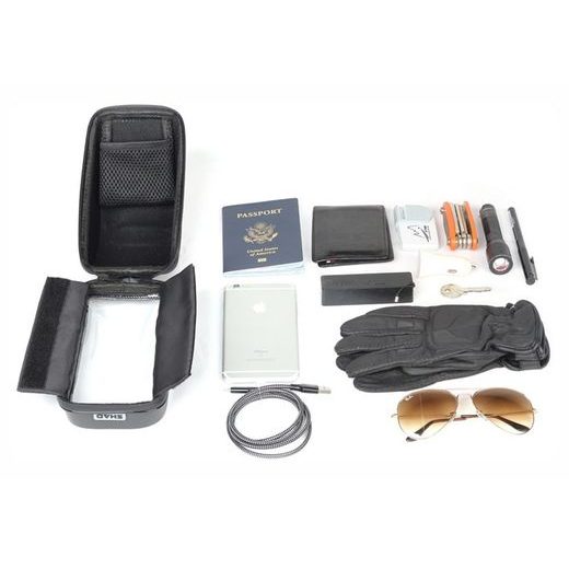 DRŽÁK NA CHYTRÉ TELEFONY SHAD X0SG75H NA ŘÍDÍTKA S ÚLOŽIŠTĚM (1L), 6,6"