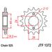 ŘETĚZOVÁ SADA D.I.D CHAIN - STŘÍBRNÝ ŘETĚZ 525 ZVM-X, X-KROUŽEK, KOLEČKO JT, ROZETA JT PRO HONDA VT 750 S 2011-2013