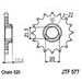 ŘETĚZOVÁ SADA EK - ZLATÝ ŘETĚZ 520 MVXZ, X-KROUŽEK, KOLEČKO JT POGUMOVANÉ, ROZETA SUPERSPROX PRO YAMAHA XT 600 1987-1989