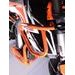 OCHRANNÉ RÁMY MOTORU RDMOTO CF130O ORANŽOVÁ VRCHNÍ A SPODNÍ