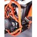 OCHRANNÉ RÁMY MOTORU RDMOTO CF124O ORANŽOVÁ VRCHNÍ A SPODNÍ