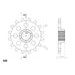 ŘETĚZOVÁ SADA EK - ZLATÝ ŘETĚZ 520 MVXZ, X-KROUŽEK, KOLEČKO SUPERSPROX, ROZETA SUPERSPROX PRO YAMAHA XT 600 1988-1994