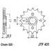 ŘETĚZOVÉ KOLEČKO JT JTF 435-15 15 ZUBŮ, 530
