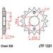 ŘETĚZOVÁ SADA D.I.D CHAIN - STŘÍBRNÝ ŘETĚZ 520 VX, X-KROUŽEK, KOLEČKO JT, ROZETA JT PRO HONDA CB 300 R 2019-2025