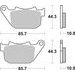 BRZDOVÉ DESTIČKY BREMBO 07HD14SP