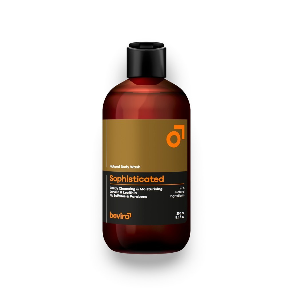 Přírodní sprchový gel Sophisticated - Beviro - Tělo - E-shop - Beviro -  Maximálně přírodní kosmetika pro náročné muže