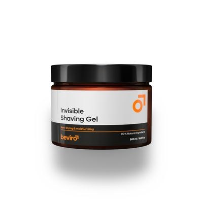 BEVIRO, INVISIBLE SHAVING GEL - HOLENÍ