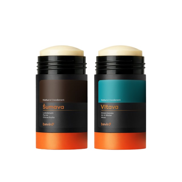 2-PACK: NATURAL DEODORANT VLTAVA + ŠUMAVA - VÝHODNÁ BALENÍ