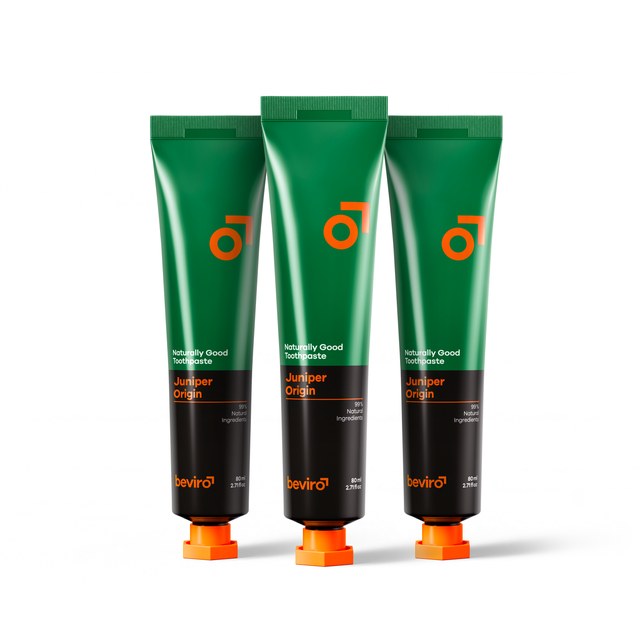 3-PACK: NATURALLY GOOD TOOTHPASTE JUNIPER ORIGIN - VÝHODNÁ BALENÍ