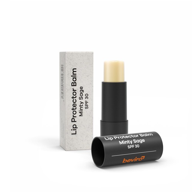 BEVIRO, LIP PROTECTOR BALM SPF 30 MINTY SAGE - E-SHOP