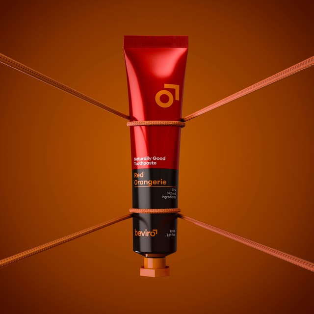 BEVIRO, NATURALLY GOOD TOOTHPASTE RED ORANGERIE - SKINCARE