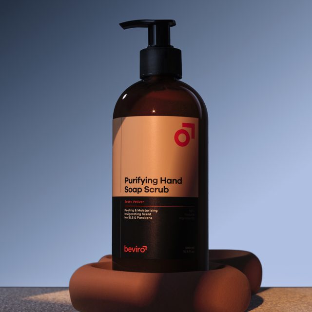 BEVIRO, PURIFYING HAND SOAP SCRUB ZESTY VETIVER - BODY