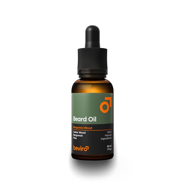 BEVIRO, BEARD OIL BERGAMIA WOOD - BEARD