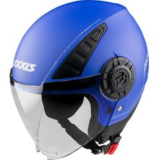 Otevřená helma AXXIS METRO ABS solid modrá matná L