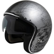 Otevřená helma iXS iXS77 2.5 X10064 matt silver-black M
