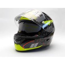 Integrální helma AXXIS RACER GP CARBON SV spike a3 lesklá fluor žlutá XXL