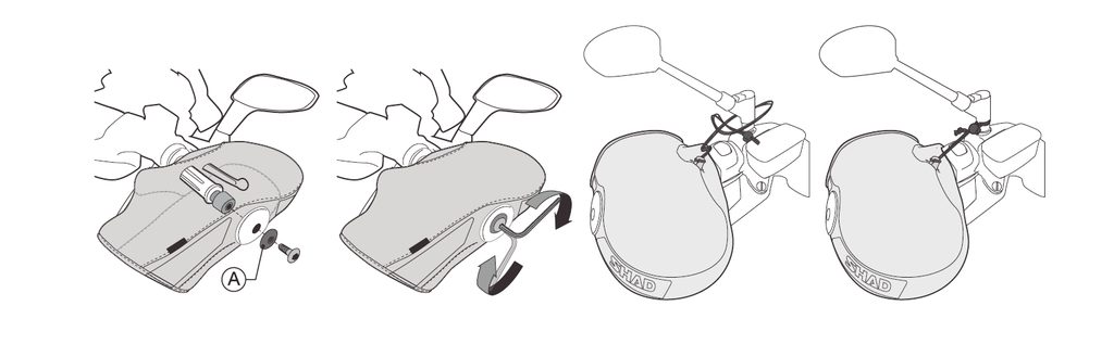 Kryt na ruky SHAD X0SR00