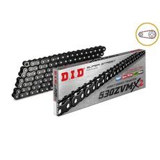 REŤAZOVÁ SADA D.I.D CHAIN - STRIEBORNÝ REŤAZ 530 ZVM-X, X-KRÚŽOK, KOLIESKO JT POGUMOVANÉ, ROZETA JT PRE YAMAHA SR 500 1979-1990