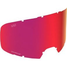 MOLDED CYLINDRICAL MIRRORED/COATED SINGLE LENS IXS 469-510-1096-002-LP MIRROR - SMOKE CRIMSON LOW PROFILE