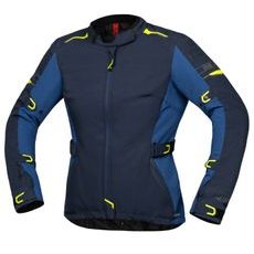 TOUR WOMEN'S JACKET IXS LANE-ST+ X56053 BLUE-LIGHT BLUE-FLUO YELLOW DXL