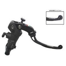 RADIAL BRAKE MASTER CYLINDER ACCOSSATO 19 X 18 WITH FOLDING LEVER,BLACK