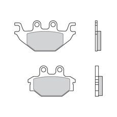 BRZDOVÉ OBLOŽENIE BREMBO 07GR52SX