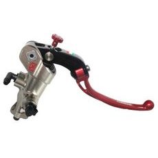RADIAL BRAKE MASTER CYLINDER ACCOSSATO PC008 PRS 19X17-18-19 WITH FOLDING LEVER, RED