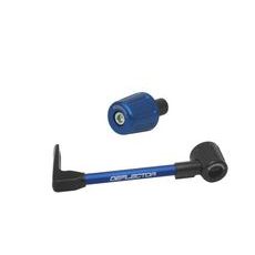 LEVER GUARD ACCOSSATO WITH BLUE HOSE AND JOINT LEFT, ALUMINIUM