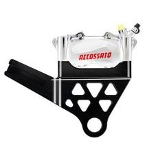 RADIAL BRAKE CALIPER KIT REAR + BRAKE FLANGE ACCOSSATO KITA32 FOR HARLEY DAVIDSON SOFTAIL