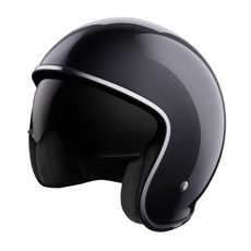 OPEN FACE HELMET STORMER PRIME BLACK PEARLY XL