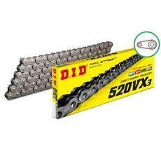 REŤAZOVÁ SADA D.I.D CHAIN - STRIEBORNÝ REŤAZ 520 VX, X-KRÚŽOK, KOLIESKO SUPERSPROX, ROZETA JT PRE CFMOTO 800 MT SPORT 2022-2025
