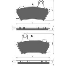 BRZDOVÉ OBLOŽENIE GOLDFREN 446 S33 STREET FRONT