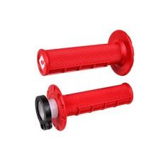 GRIPS SET LOCK-ON ODI MX V2 H36HWR ČERVENÁ HALF-WAFFLE