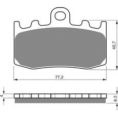BRZDOVÉ OBLOŽENIE GOLDFREN 196 S33 STREET FRONT