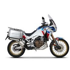 KOMPLETNÁ SADA BOČNÝCH HLINÍKOVÝCH KUFROV SHAD TERRA, 36/47 LITROVÝ BOČNÉ KUFRE, VRÁTANE MONTÁŽNEJ SADY SHAD HONDA CRF 1100 AFRICA TWIN