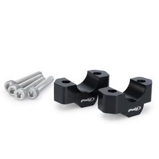 ZVÝŠENIE RIADIDIEL PUIG 22358N ČIERNA HEIGHT 20MM, D 39MM