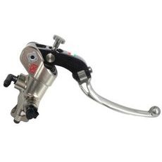 RADIAL BRAKE MASTER CYLINDER ACCOSSATO PC008 PRS 19X17-18-19 WITH FOLDING LEVER, SILVER