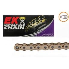 REŤAZOVÁ SADA EK - STRIEBORNÝ REŤAZ 415 SHDR, NETESNENÝ, KOLIESKO JMT, ROZETA JMT PRE KTM SX 50 / MINI 2010-2013