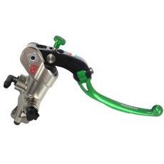 RADIAL BRAKE MASTER CYLINDER ACCOSSATO PC008 PRS 19X17-18-19 WITH FOLDING LEVER, GREEN
