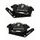 Pair of Front Radial Brake Calipers + Braket ACCOSSATO KITA28 pre Harley Davidson